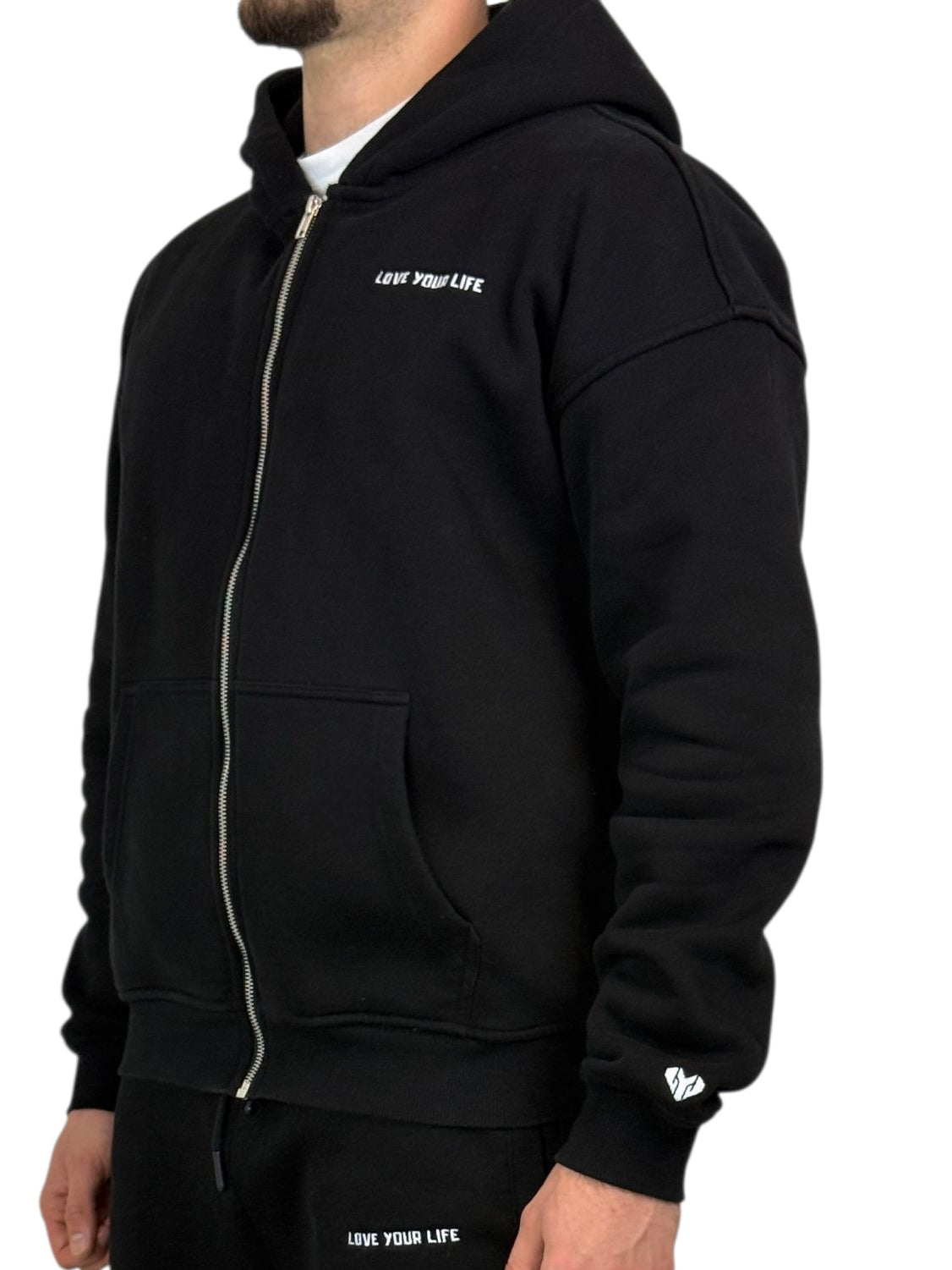 Midnight Black Ziphoodie