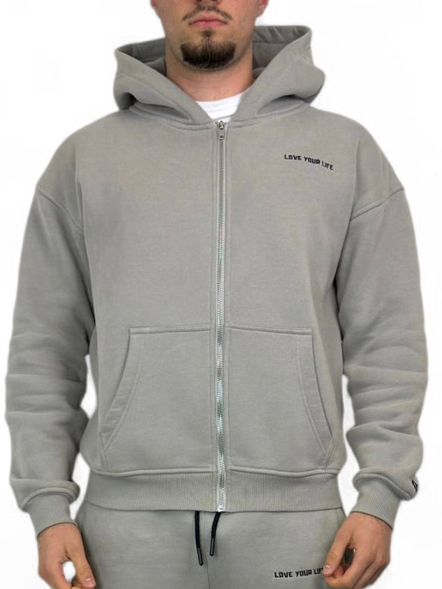 Cold Concrete Grey Ziphoodie