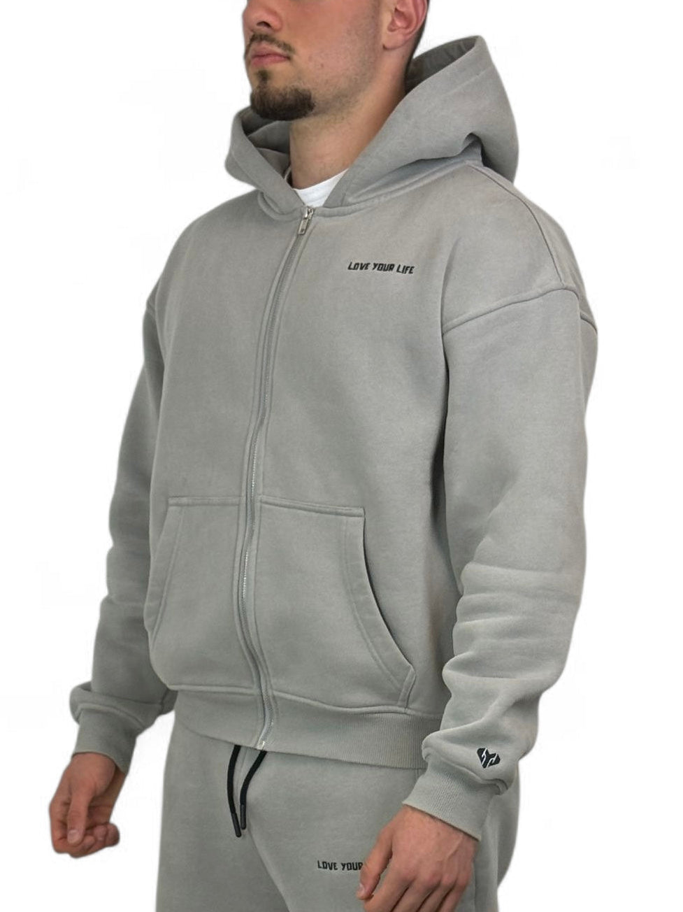 Cold Concrete Grey Ziphoodie