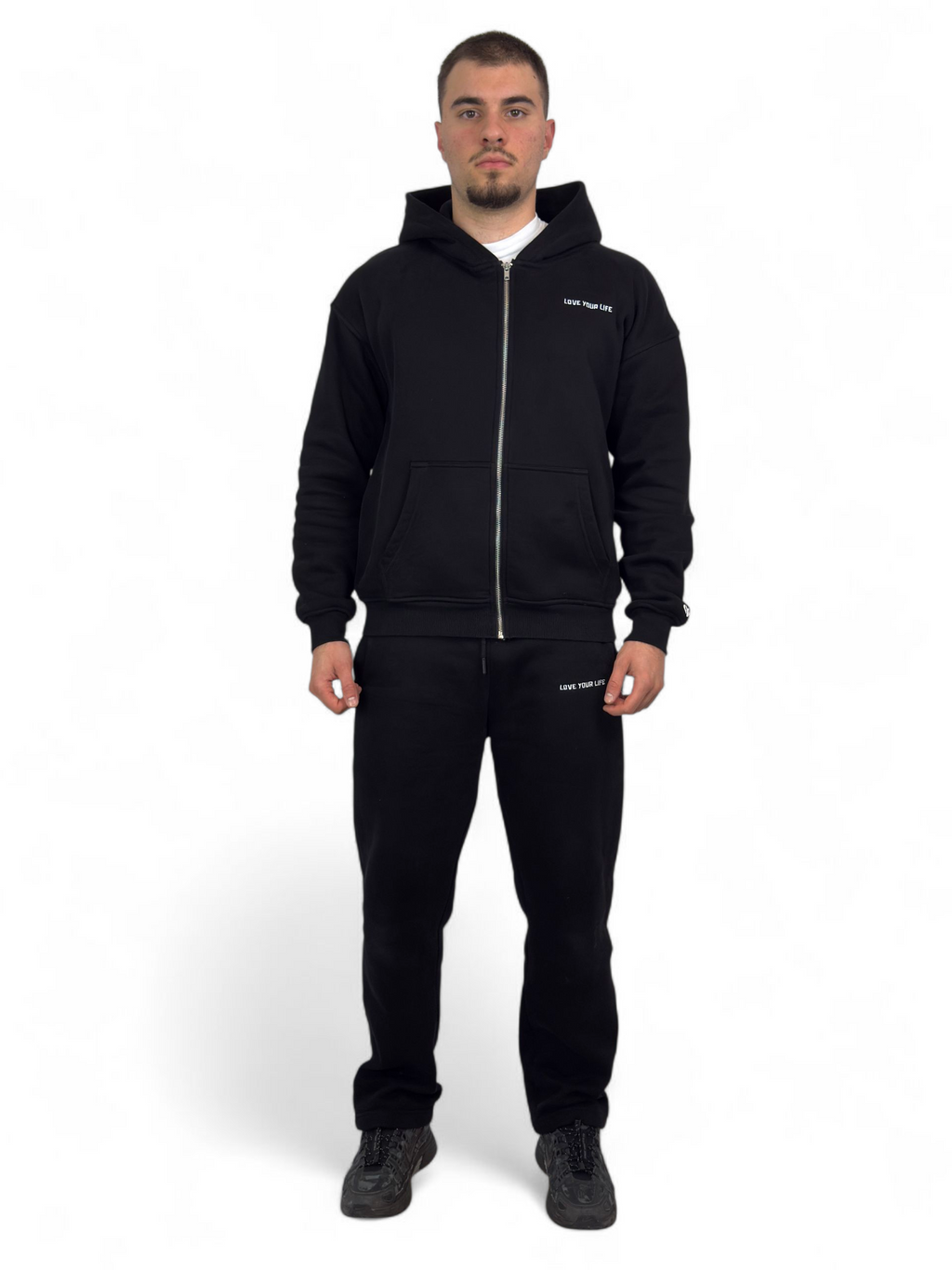 Midnight Black Ziphoodie